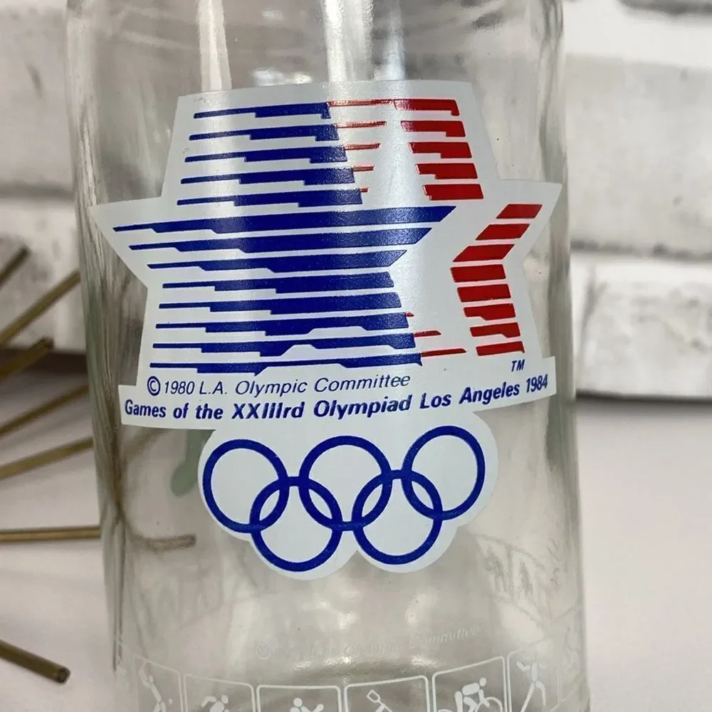 Vintage 1984 M&M’s Olympics Glass Jar